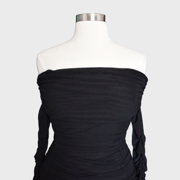 Ruched Off Shoulder Dress - Picture 5 of 6